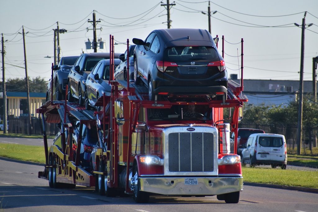 car carrier trailer, truck, road-6839726.jpg